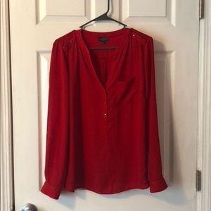 Red Limited Blouse sz L